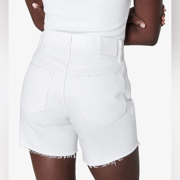 NWT Anine Bing Kit Short 28 White Denim Cutoffs - Picture 6 of 7